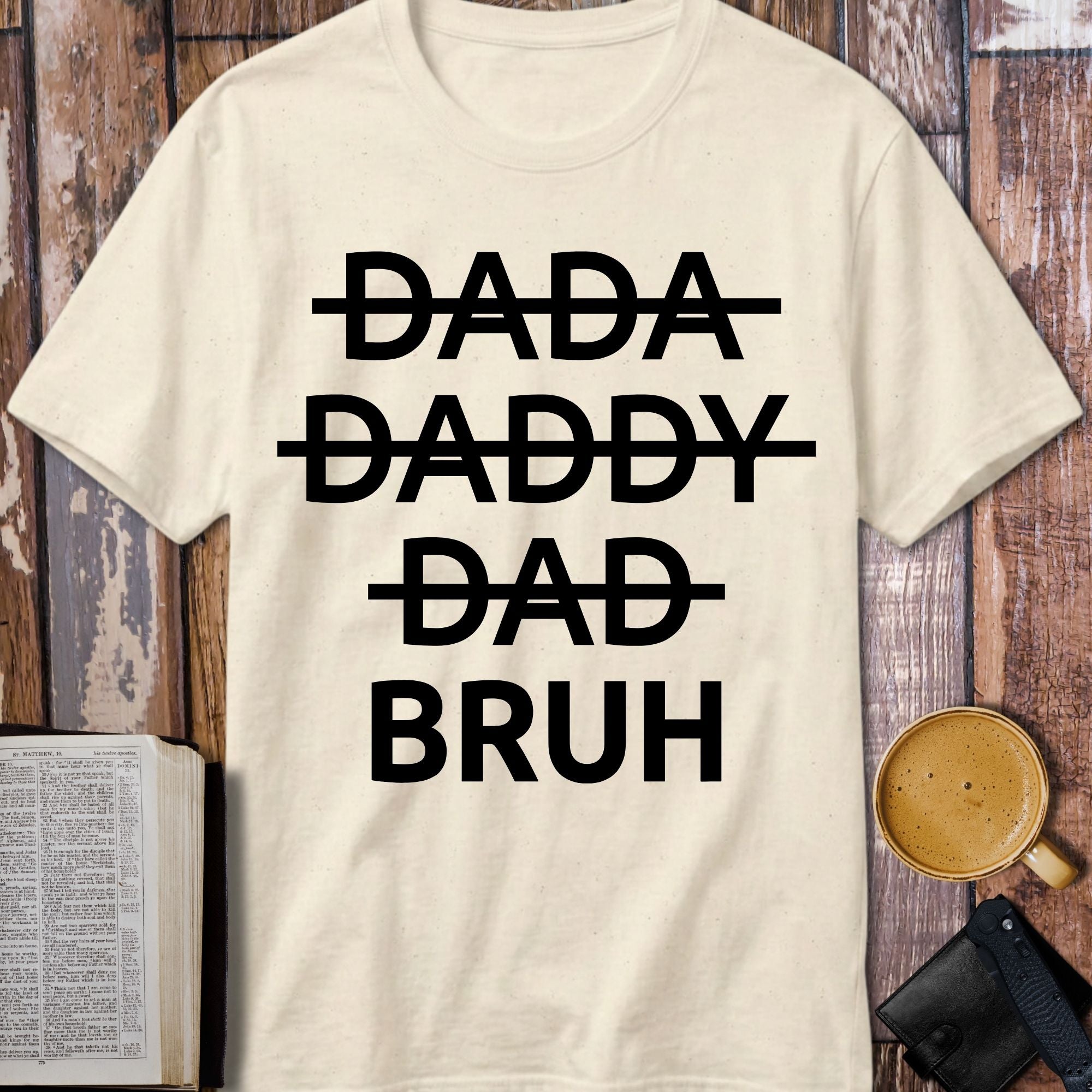 Dad Bruh T-Shirt - lifestyle product photo