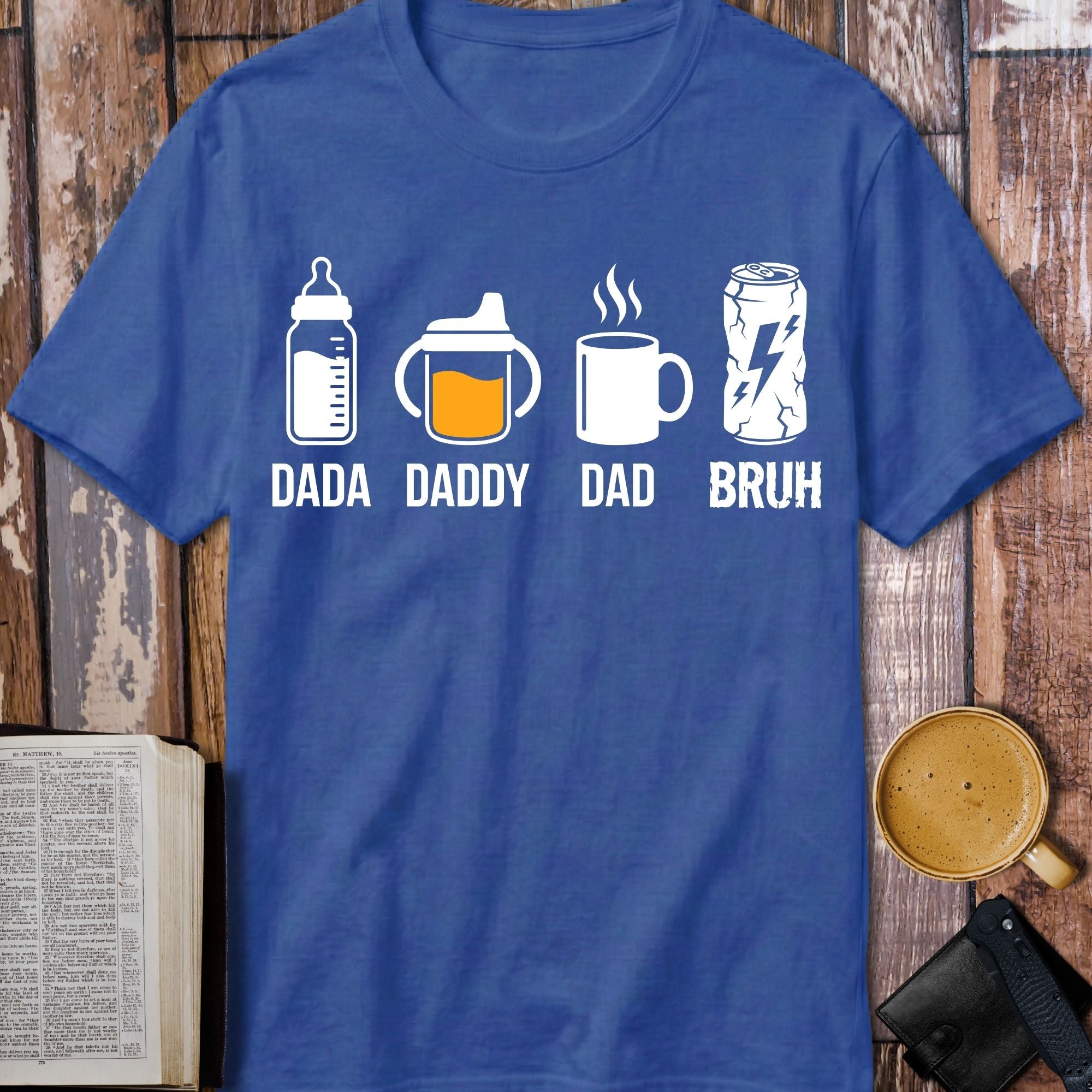Dad Life Evolution T-Shirt - product mockup view 9