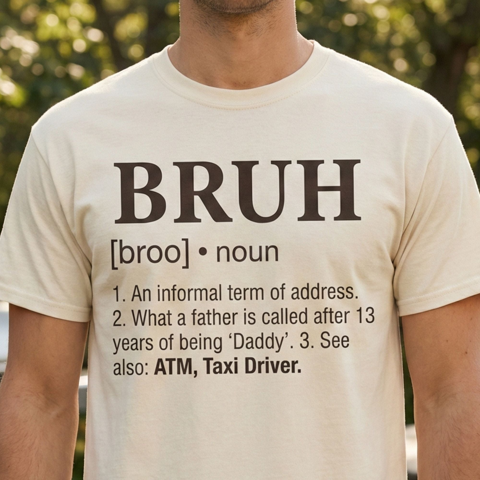 Bruh Definition T-Shirt - colour variant view