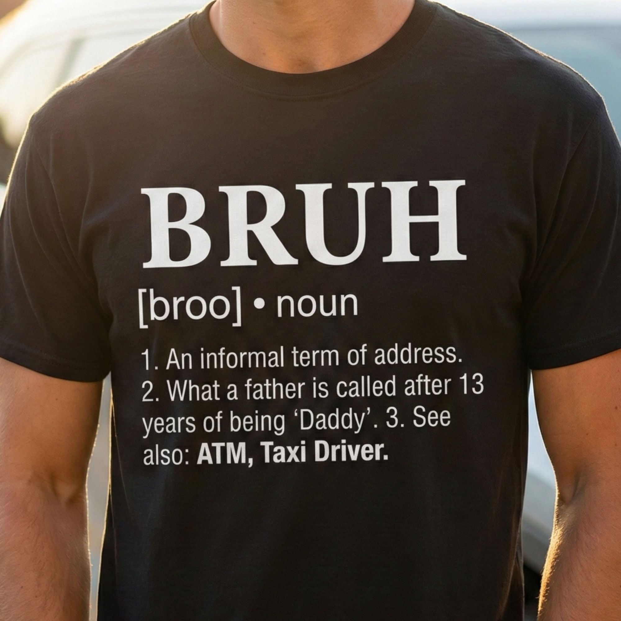 Bruh Definition T-Shirt - alternative colour mockup