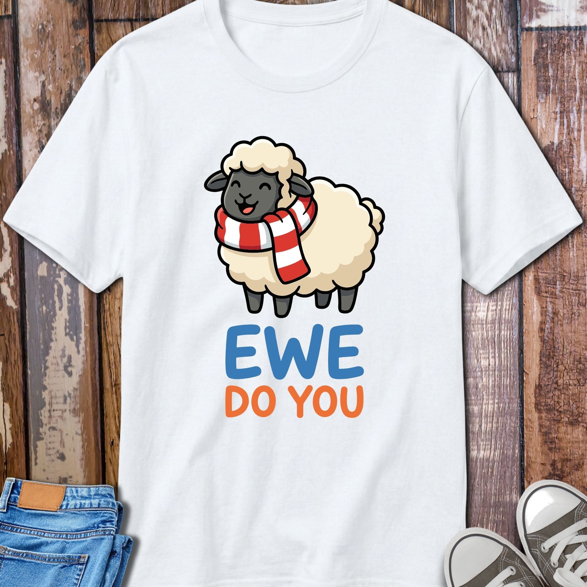 Ewe Do You T-Shirt - front view funny graphic tee