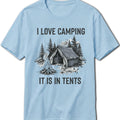In Tents Camping T-Shirt - product mockup view 10